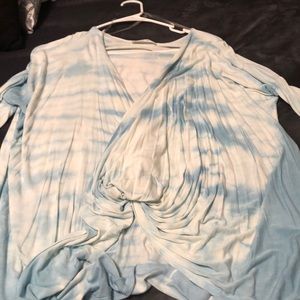 Tie dye blue and white shirt never worn